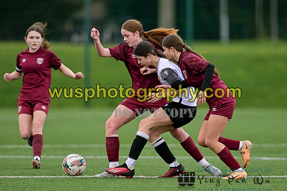 20240203-121757 West Ham United Performance Girls U16 v Cambridge City FC Girls U16