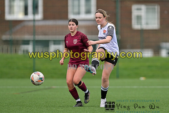 20240203-121838 West Ham United Performance Girls U16 v Cambridge City FC Girls U16