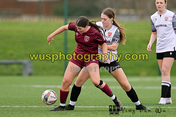 20240203-122705 West Ham United Performance Girls U16 v Cambridge City FC Girls U16