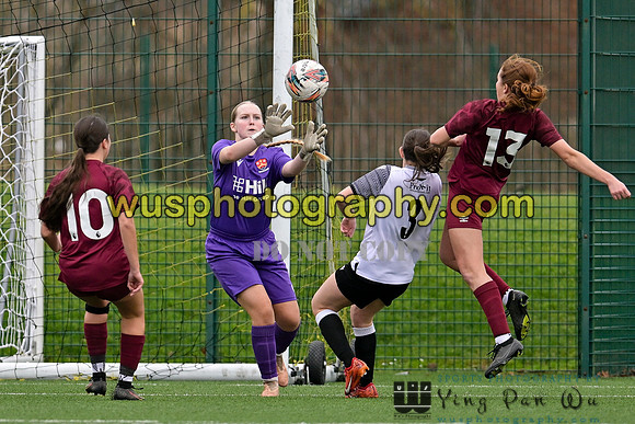 20240203-122827 West Ham United Performance Girls U16 v Cambridge City FC Girls U16