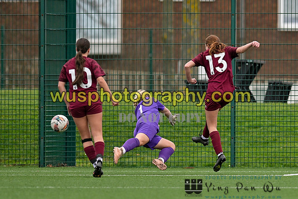 20240203-122830A West Ham United Performance Girls U16 v Cambridge City FC Girls U16
