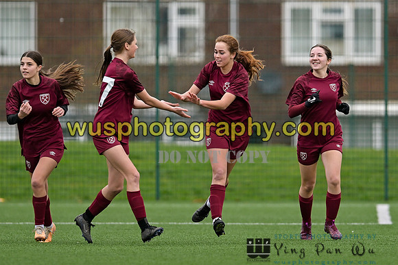 20240203-122840A West Ham United Performance Girls U16 v Cambridge City FC Girls U16