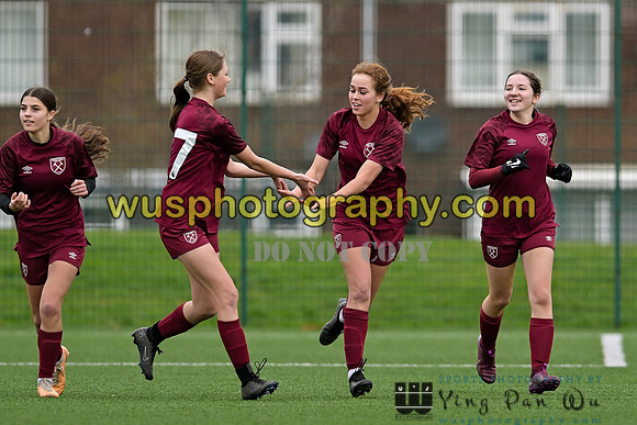 20240203-122840B West Ham United Performance Girls U16 v Cambridge City FC Girls U16