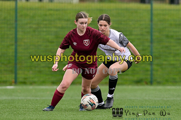 20240203-123022 West Ham United Performance Girls U16 v Cambridge City FC Girls U16