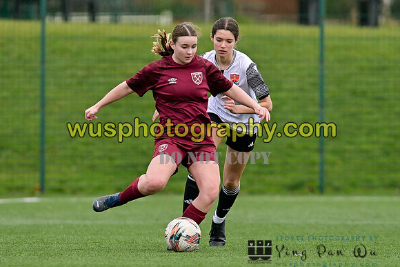 20240203-123023 West Ham United Performance Girls U16 v Cambridge City FC Girls U16