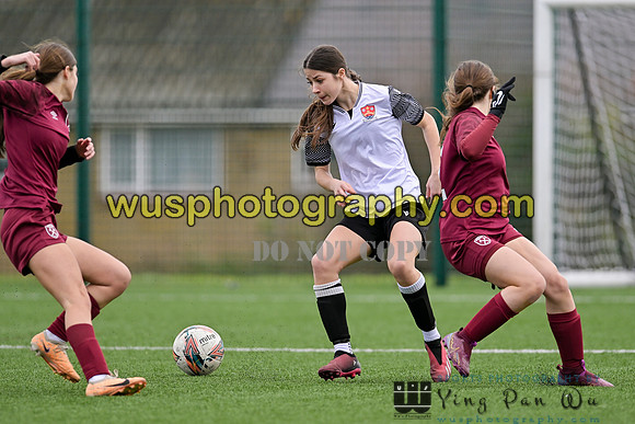 20240203-123111A West Ham United Performance Girls U16 v Cambridge City FC Girls U16