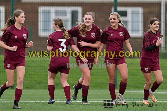 20240203-123338 West Ham United Performance Girls U16 v Cambridge City FC Girls U16