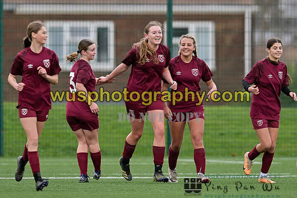 20240203-123338A West Ham United Performance Girls U16 v Cambridge City FC Girls U16