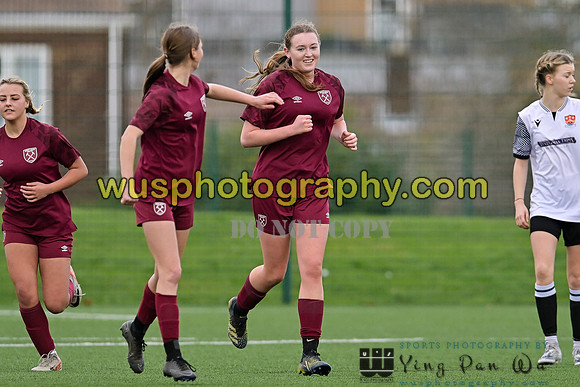 20240203-123340 West Ham United Performance Girls U16 v Cambridge City FC Girls U16