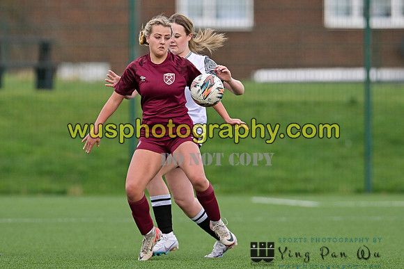 20240203-123509 West Ham United Performance Girls U16 v Cambridge City FC Girls U16