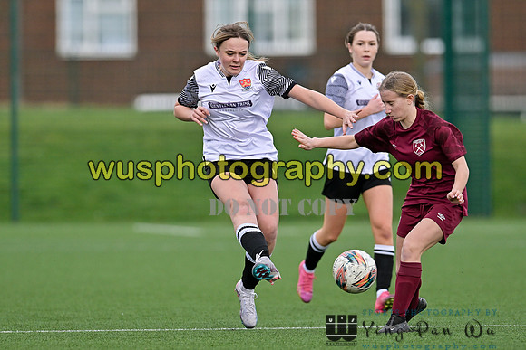 20240203-123513 West Ham United Performance Girls U16 v Cambridge City FC Girls U16