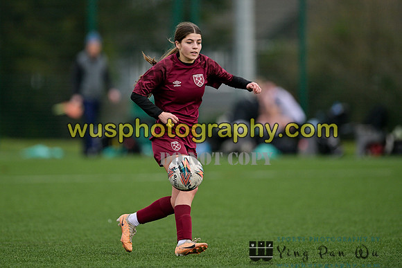 20240203-123847 West Ham United Performance Girls U16 v Cambridge City FC Girls U16
