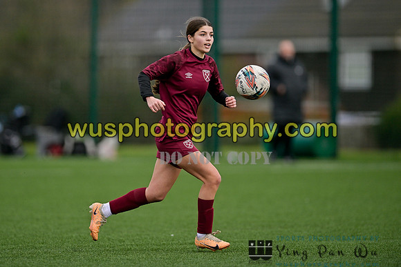 20240203-123848A West Ham United Performance Girls U16 v Cambridge City FC Girls U16