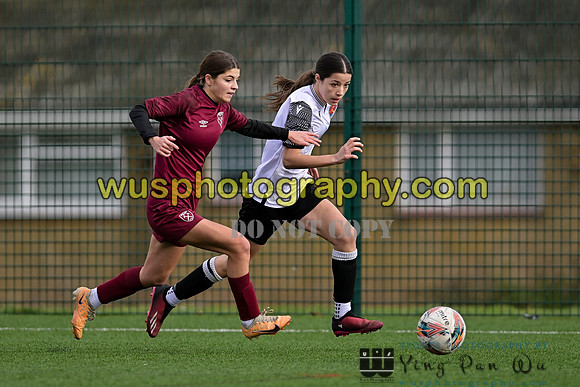 20240203-123951 West Ham United Performance Girls U16 v Cambridge City FC Girls U16