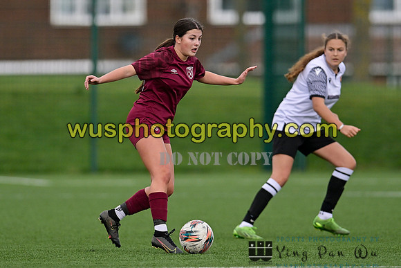 20240203-124104 West Ham United Performance Girls U16 v Cambridge City FC Girls U16