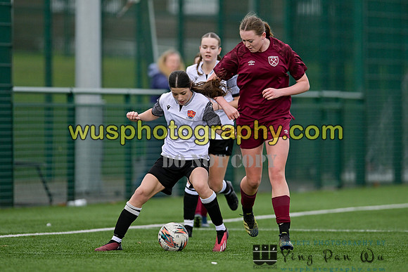 20240203-124157 West Ham United Performance Girls U16 v Cambridge City FC Girls U16