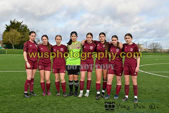 20240203-112322 West Ham United Performance Girls U16 v Cambridge City FC Girls U16
