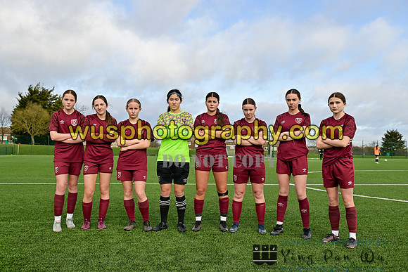 20240203-112515 West Ham United Performance Girls U16 v Cambridge City FC Girls U16