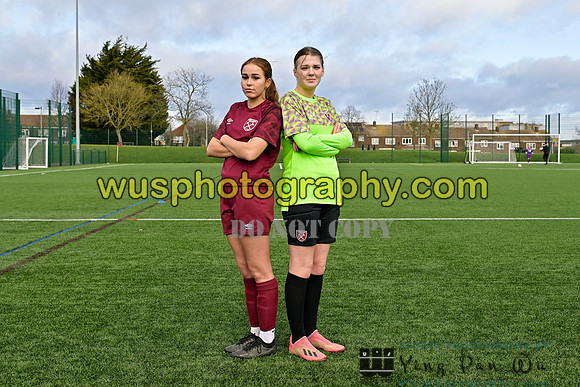 20240203-112613 West Ham United Performance Girls U16 v Cambridge City FC Girls U16