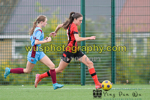 20221022-143457 West Ham United Performance Girls U16 v AFC Bournemouth Girls U16