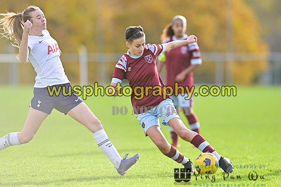 20221119-110218A Tottenham Hotspur Women FC Academy U15 v West Ham United Academy Girls U15