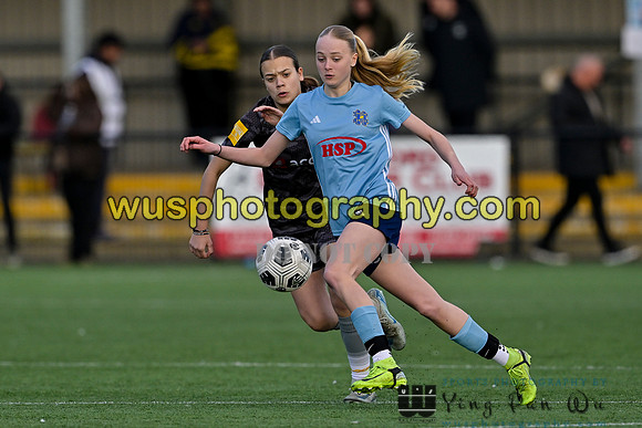 20250316-162354 Cray Wanderers Youth FC Girls U15 v Hashtag United Girls U15