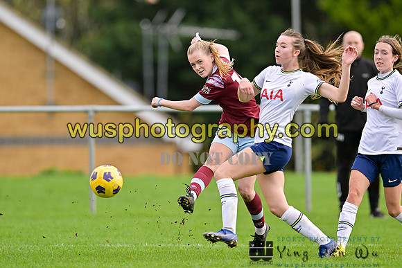 20221119-111202C Tottenham Hotspur Women FC Academy U15 v West Ham United Academy Girls U15