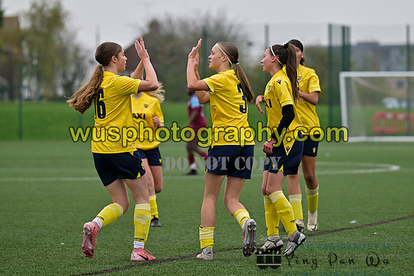 20241109-104513A West Ham United Performance Claret Girls U14 v Oxford United Girls U14