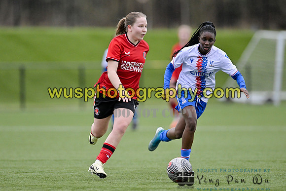 20240210-153817A Charlton Athletic Academy Girls U16 v Crystal Palace FC Girls U17 U18