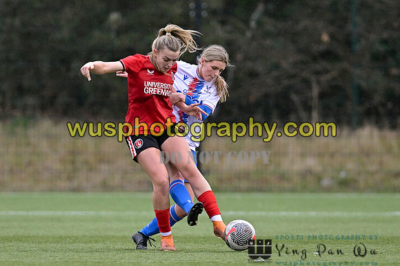 20240210-155053 Charlton Athletic Academy Girls U16 v Crystal Palace FC Girls U17 U18