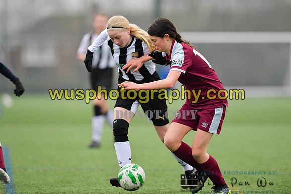 20220115-135840C West Ham United Academy Girls U14 v Notts County FC Girls U14