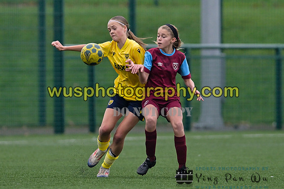 20241109-111723 West Ham United Performance Claret Girls U14 v Oxford United Girls U14