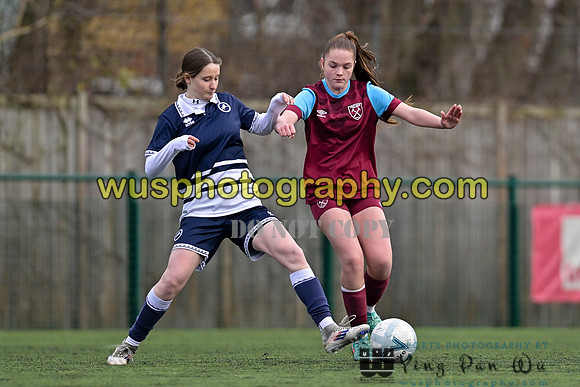 20250104-104146 Millwall Lionesses U16 v West Ham United Girls U16 Performance