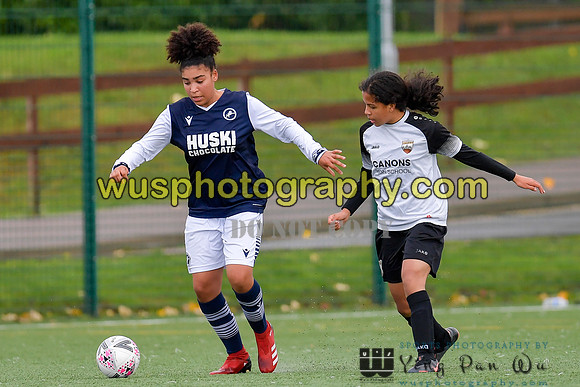 20201031-145231A London Bees Academy U14 v Millwall Lionesses Girls U14