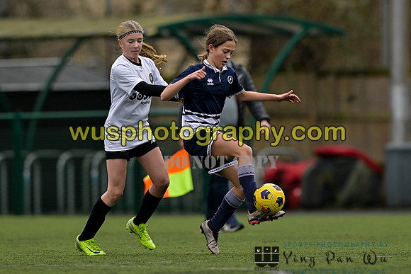 20250222-104952 Millwall Lionesses U12 v New Level Soccer Girls U12