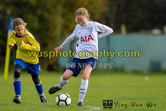 20171028-110456 Tottenham Hotspur Girls U11 v St Albans City Youth Girls U11 South