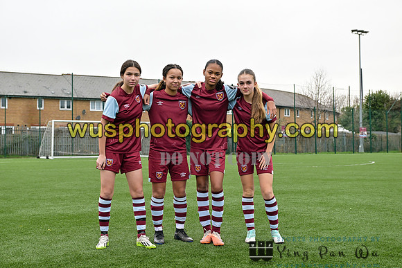 20240217-093335 West Ham United Academy Girls U14 v AFC Bournemouth Girls Academy U14
