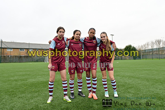 20240217-093345 West Ham United Academy Girls U14 v AFC Bournemouth Girls Academy U14