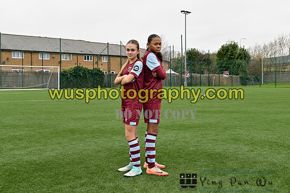 20240217-093624 West Ham United Academy Girls U14 v AFC Bournemouth Girls Academy U14