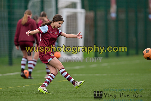 20240217-095018 West Ham United Academy Girls U14 v AFC Bournemouth Girls Academy U14