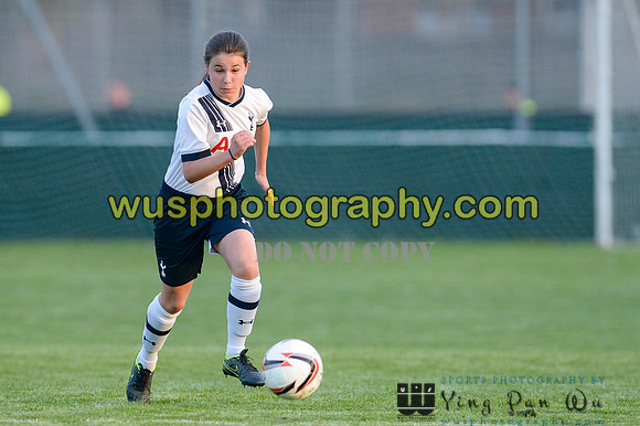20160505-195347-2 Tottenham Hotspur Girls U12 and U13 v Årvoll IL Girls U12 and U13