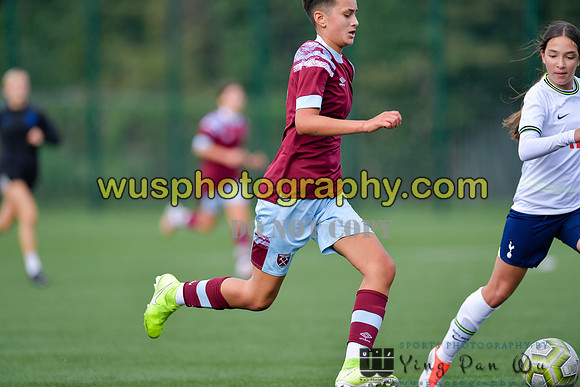 20220924-104130C West Ham United Academy Girls U15 v Tottenham Hotspur Women FC Academy U15