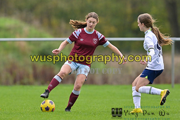 20221119-112106 Tottenham Hotspur Women FC Academy U15 v West Ham United Academy Girls U15
