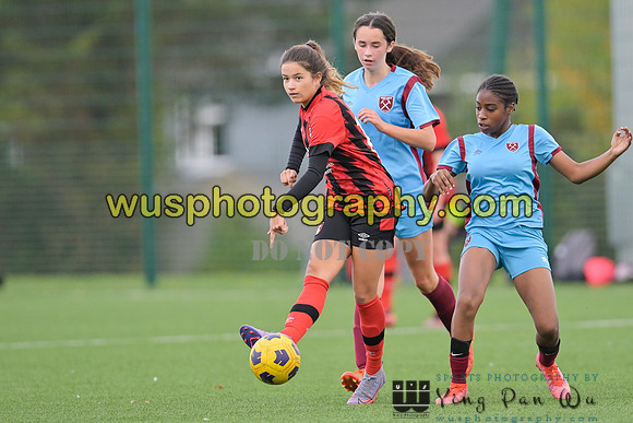 20221022-143518 West Ham United Performance Girls U16 v AFC Bournemouth Girls U16