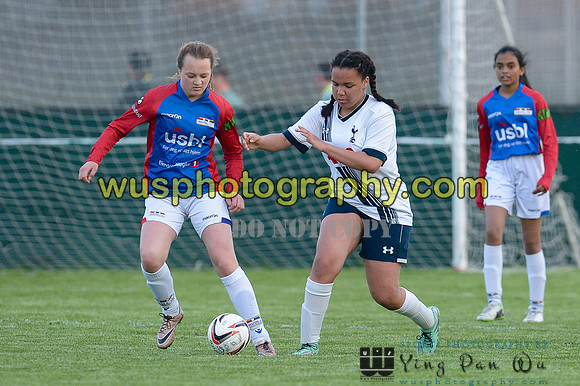 20160505-195536 Tottenham Hotspur Girls U12 and U13 v Årvoll IL Girls U12 and U13