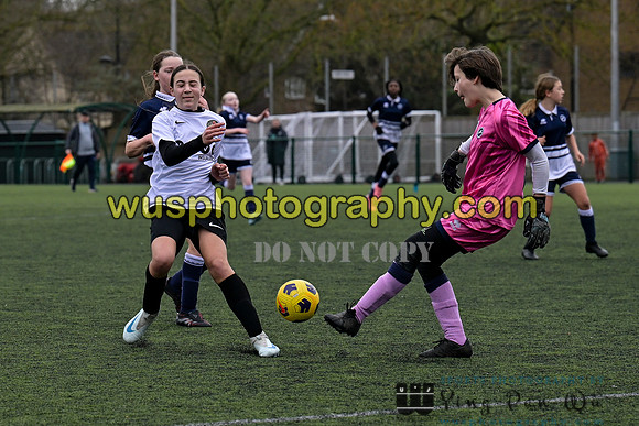 20250222-104812 Millwall Lionesses U12 v New Level Soccer Girls U12
