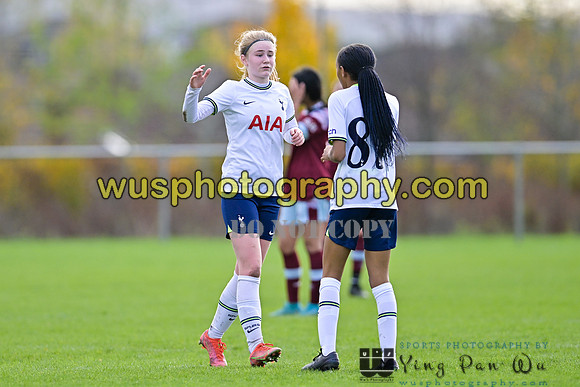 20221119-110650 Tottenham Hotspur Women FC Academy U15 v West Ham United Academy Girls U15