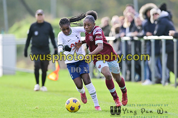 20221119-105848F Tottenham Hotspur Women FC Academy U15 v West Ham United Academy Girls U15