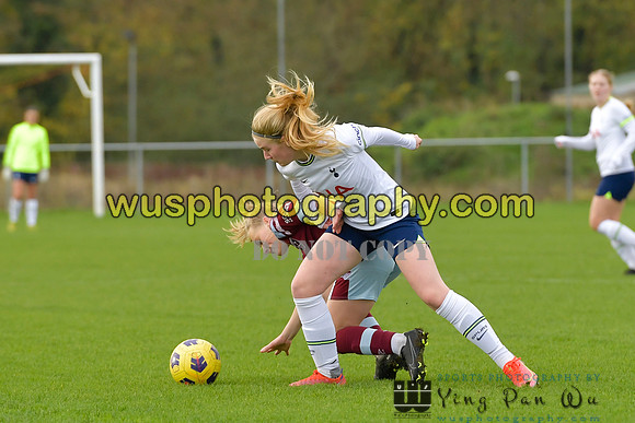 20221119-100113 Tottenham Hotspur Women FC Academy U15 v West Ham United Academy Girls U15