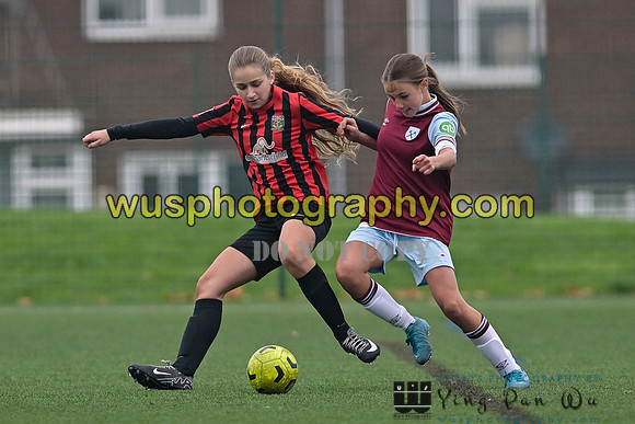 20241130-110744A West Ham United Warriors Girls U14 v Fareham Town Youth FC Girls U14